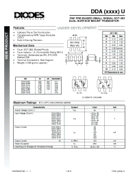 Datasheet DDA144EU manufacturer Diodes